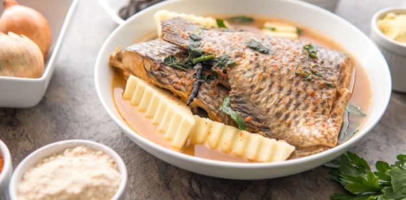 African national food dish. Nigerian Grilled meat and chicken dish. Nigerian Fish curry. Home-made plantain with Jollof Rice. Nigerian Meal Jelly Food. Rice and curry. Grilled African fish dish meal and Plantain & banana meal dish.